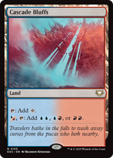 Ribanceiras da Cascata / Cascade Bluffs - Magic: The Gathering - MoxLand